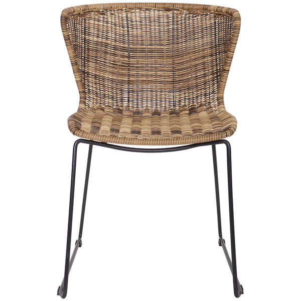 Set v 2 - Wings garden chair natural, front view
