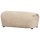 Baggy hocker woven chenille sand