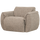 Baggy draaifauteuil geweven stof bruin melange