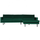 Rodeo chaise longue a droite velvet vert forêt