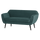 Rocco sofa 150 cm velvet teal