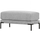 Couple pouf 50 cm gris clair