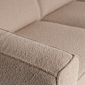 Statement 3-seater 230 cm bouclé beige, detail