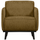 Statement fauteuil met arm structure velvet brass