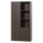 Meggy storage cabinet left 108 cm pine mid brown