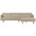 Rodeo chaise longue rechts bouclé beige