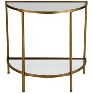 Goddess sidetable antique brass, vue de face