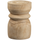 Bikkel stool wood natural 40xø28 cm