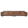 Statement XL 4-seater 372 cm ecoleather cognac