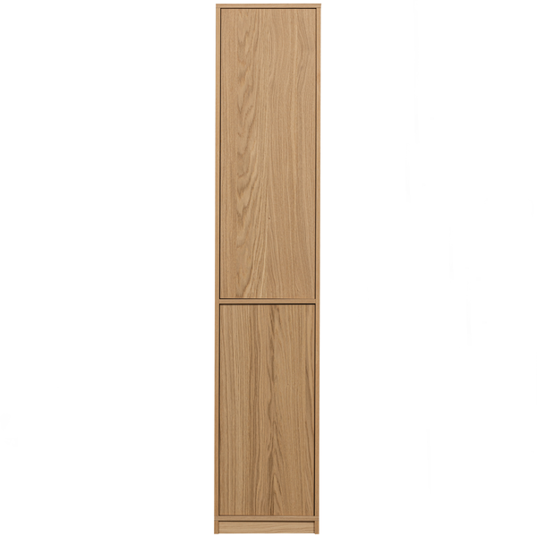 Modulair haut-de-casse 40 cm chêne naturel mat, vue de face