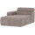 Novi chaise longue element arm links ribstof zand