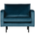 Rodeo fauteuil velvet blauw