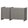 Brock meuble tv 102 cm placage frêne gris chaud