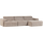 Novi chaise longue bank rechts naturel melange
