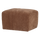 Omaire hocker chenille rust brown