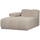 Mojo chaise longue element gauche bouclé mélangé beige