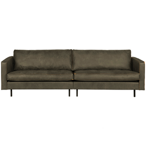 Rodeo classic sofa 3-seater ecoleather army, front view