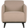 Statement armchair bouclé beige