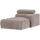 Novi chaise longue element arm rechts ribstof zand