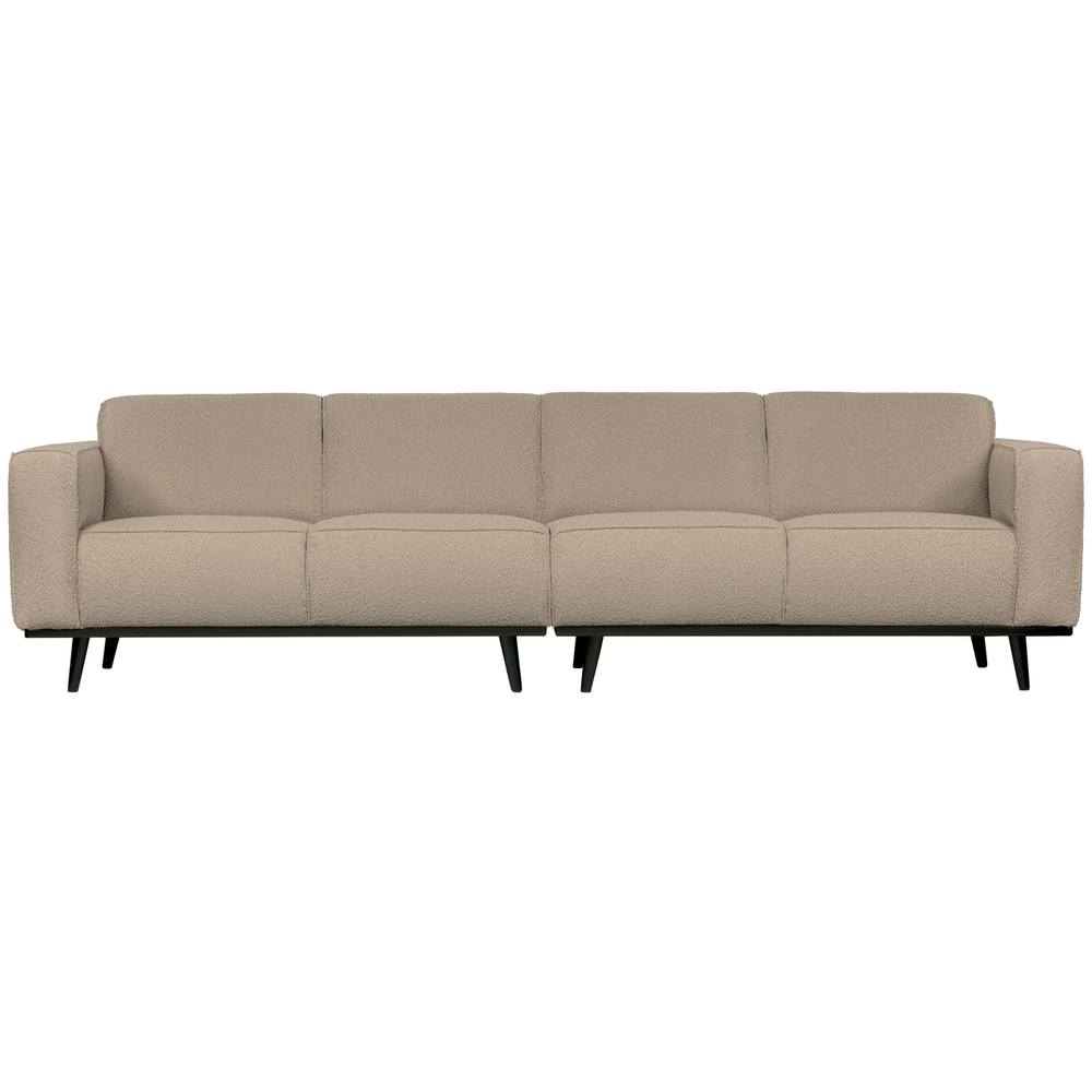 Statement 4-seater 280 cm bouclé beige, front view