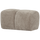 Mojo pouf 45x84x64 cm woven rib fabric dark sand