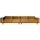 Statement XL 4-zits bank 372 cm velvet honinggeel