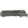 Arwin corner sofa, ribbed fabric, right-hand side, olive green