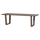 Bear garden table aluminium brown