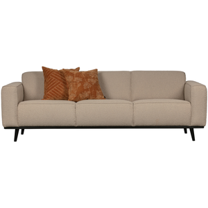 Statement 3-seater 230 cm bouclé beige, left side
