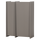 Brock 2-portes cabinet placage frêne gris chaud