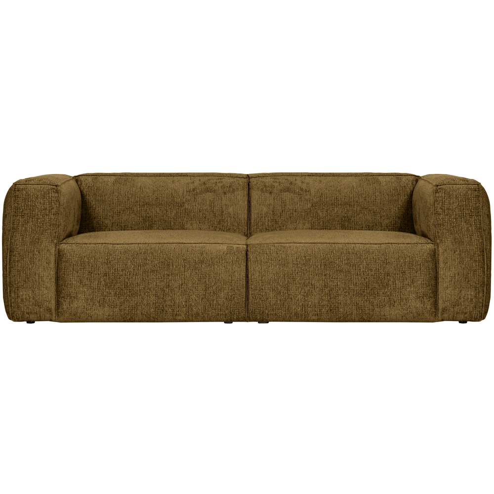 Bean 3,5-seater structure velvet spices, front view
