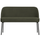 Vogue banc à manger tissu tissé vert chaud
