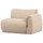 Baggy 1-seater element with arm right woven chenille sand
