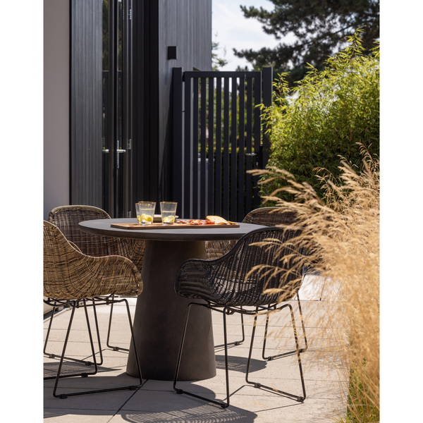 Willow garden chair natural, room setting