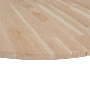 Tablo plateau de table rond en chêne Ø 120 cm non traité, détail
