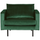 Rodeo armchair velvet forest green