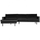 Rodeo chaise longue left velvet anthracite