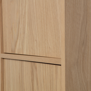 Modulair haut-de-casse 40 cm chêne naturel mat, détail