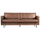 Rodeo classic 2,5-seater sofa ecoleather cognac