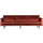 Rodeo sofa 3-seater velvet chestnut