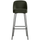 Vogue barstool 80 cm velvet dark green