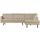 Rodeo canapé d angle a droite bouclé beige