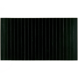 Armrest XL flexible sofa tray black, front view