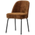 Vogue dining chair 3D chenille mid brown