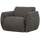 Baggy draaifauteuil geweven stof warmgrijs melange