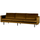 Rodeo canape 3-places velvet jaune miel