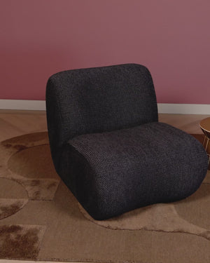 Nomu armchair craquelé velvet light yellow