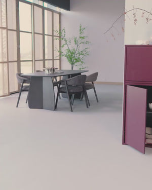 Merel TV unit pine burgundy