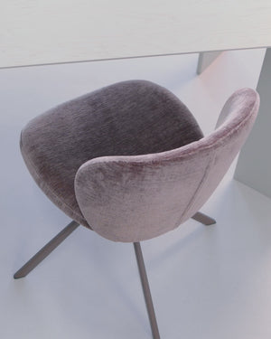 Femke dining chair chenille brown