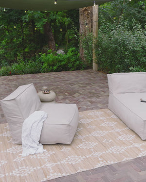 Velora tuin loungestoel zand